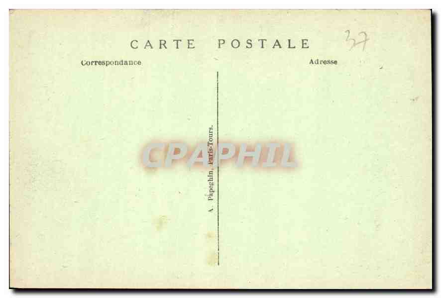 CPA Amboise La Pagode dans la foret d'Amboise  — Rückseite