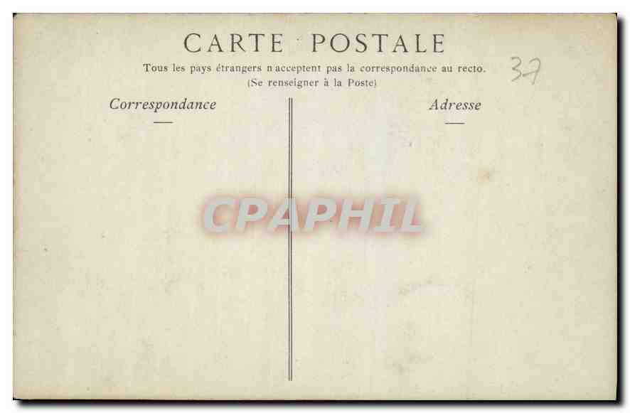 CPA Langeais Le Chateau  — Rückseite