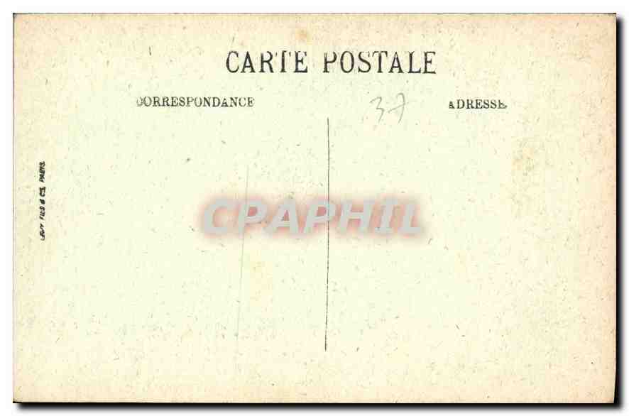 CPA Azay le Rideau Le Chateau Le Musee Meuble Renaissance  — Verso