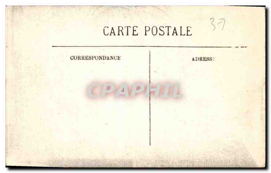 CPA Chenonceaux Le Vestibule du Chateau  — Rückseite