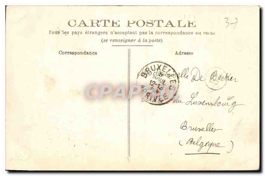 CPA Usse par Rigny Le chateau Vue generale  — Rückseite
