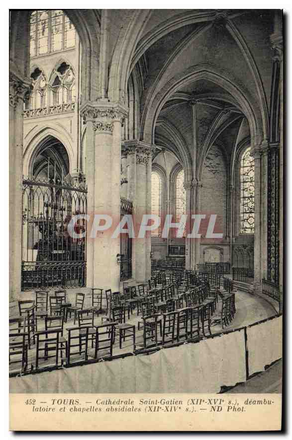 CPA Tours Cathedrale Saint Gatien 