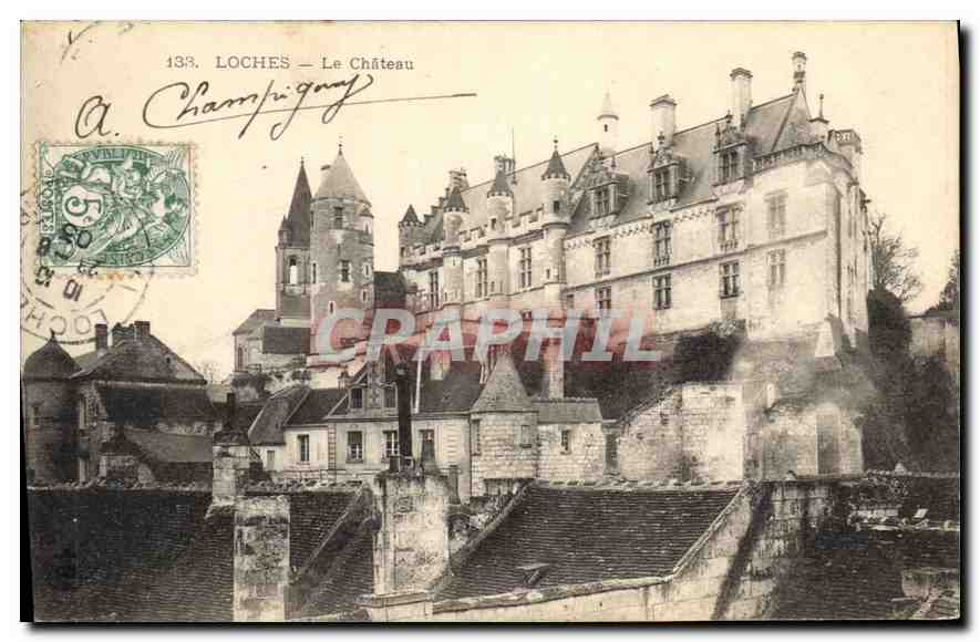 CPA Loches Le Chateau 