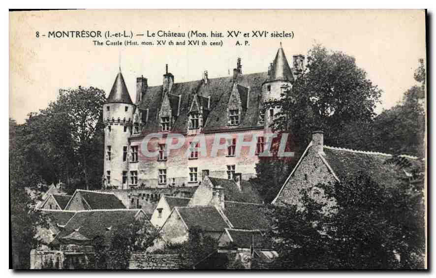 CPA Montresor L et L Le Chateau Mon Hist XV et XVI siecles 