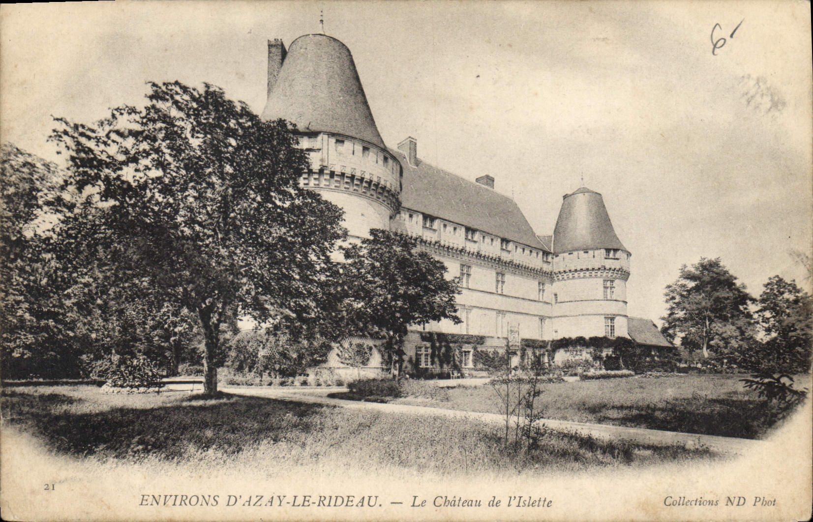 CPA Environs d'Azay le Rideau Le Chateau de l'Islette 