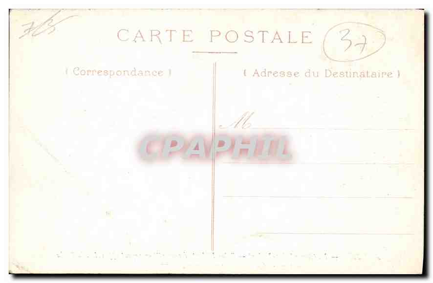 CPA Amboise La Chasse Saint Hubert Saint Hubert se convertit en voyant apparaitre la Croix sur la Te — Rückseite