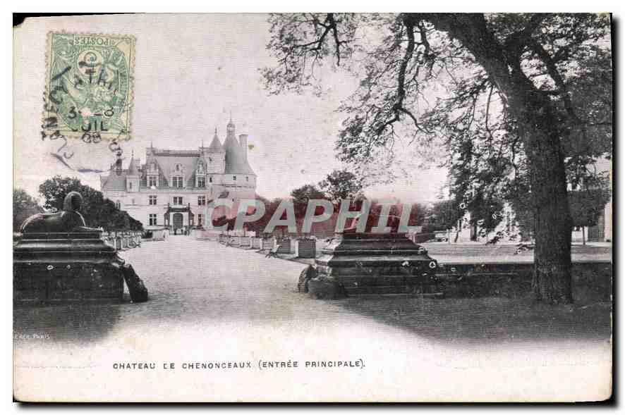 CPA Chateau de Chenonceaux Entree Principale 