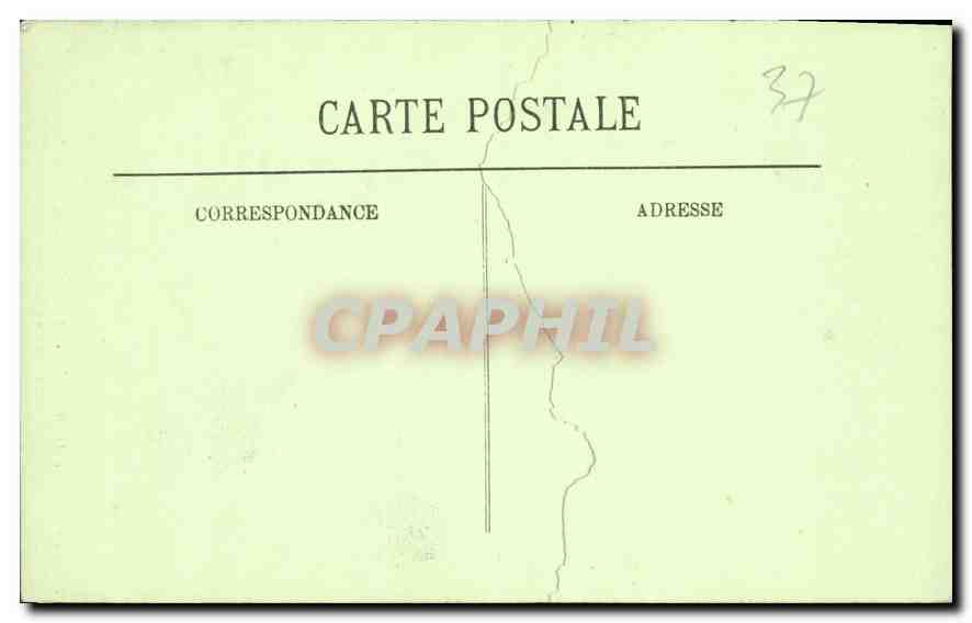 CPA Loches L et L La Porte des Cordeliers  — Rückseite