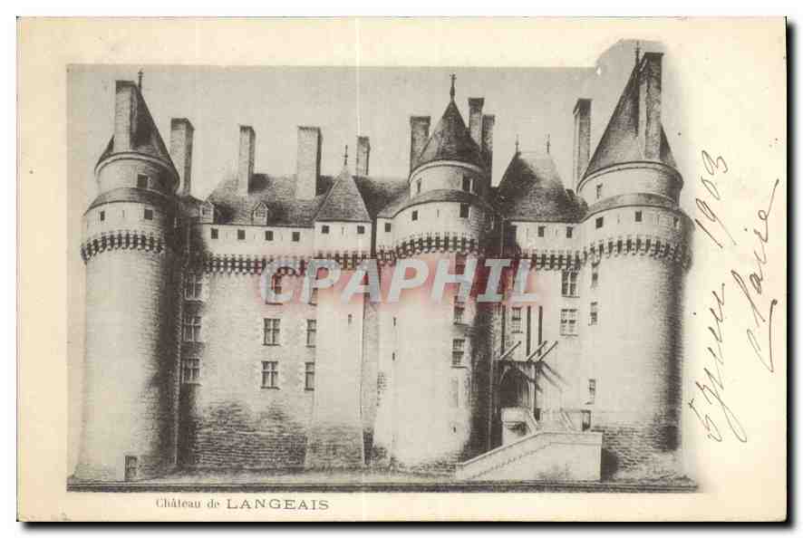 CPA Chateau de Langeais 