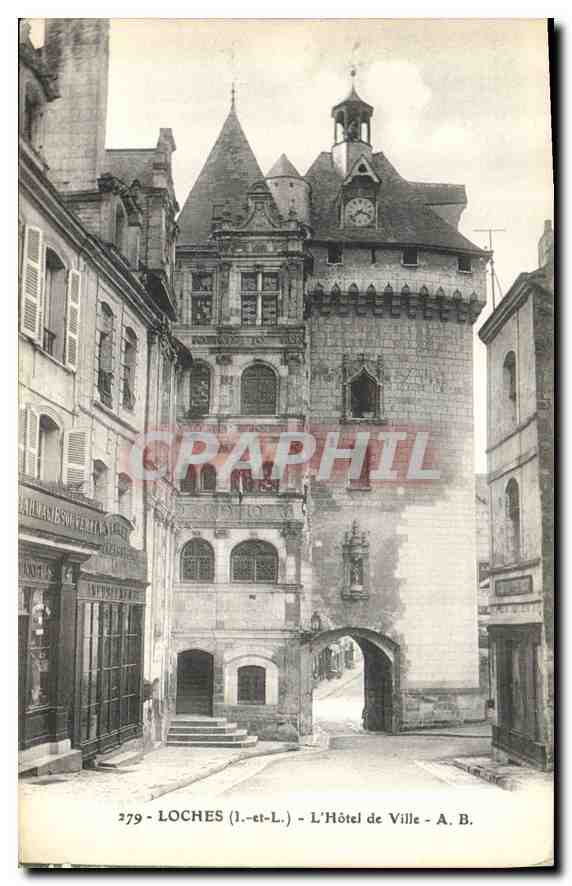 CPA Loches L et L L'Hotel de Ville 