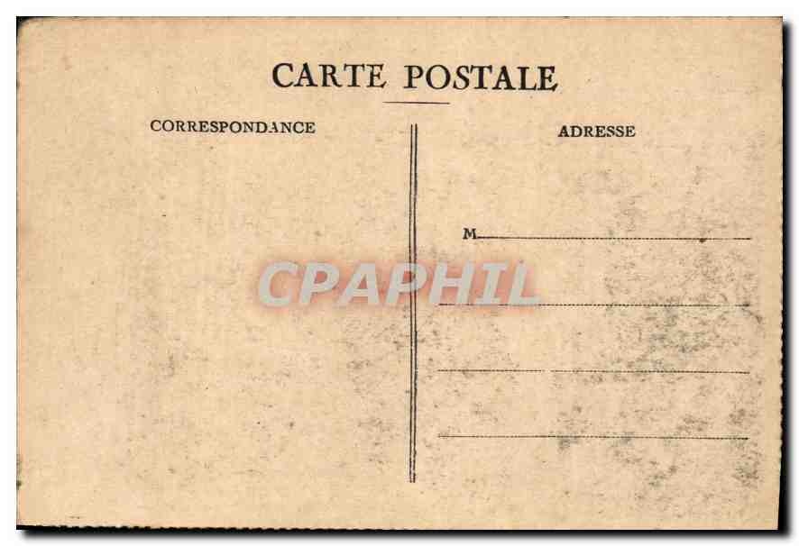 CPA Chenonceaux Indre et Loire Le Chateau  — Rückseite
