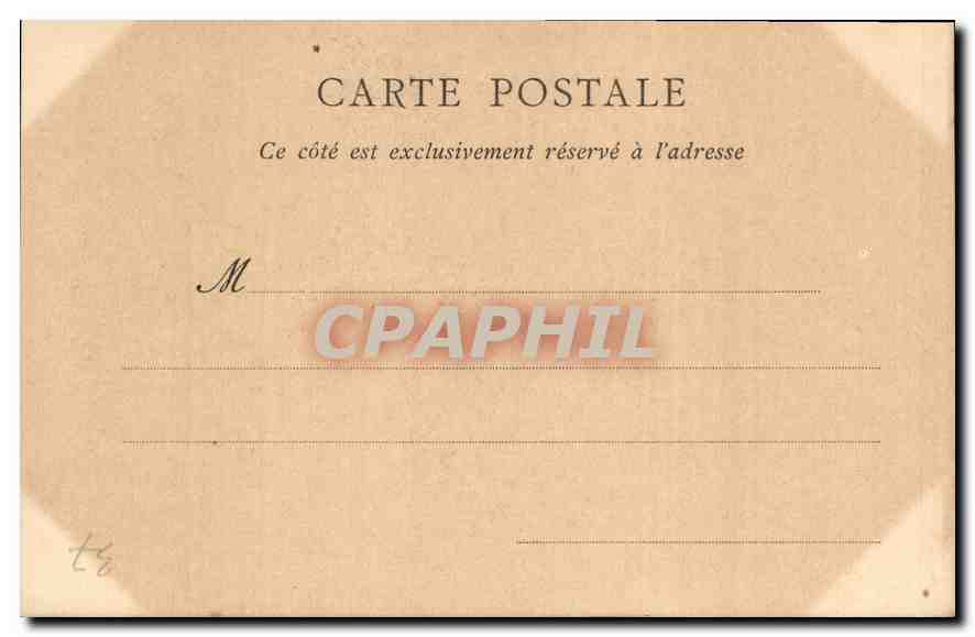 CPA Loches L'Hotel de Ville  — Rückseite