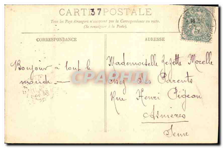 CPA Loches Le Donjon Le Cachot de Ludovic Sforza  — Rückseite