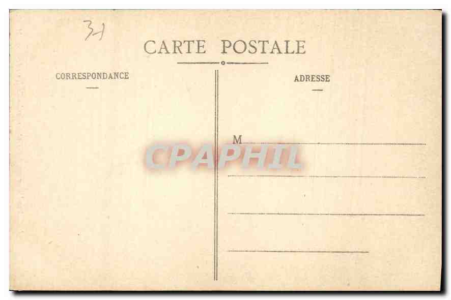 CPA Amboise Le Balcon Historique ou furent pendus les Conjures  — Rückseite
