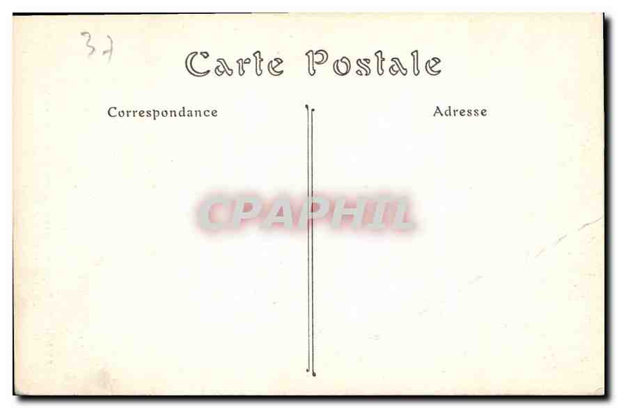 CPA Amboise La Grosse Tour du Chateau Balcon en 1er on lurent pendus les Conjures en 1560  — Rückseite