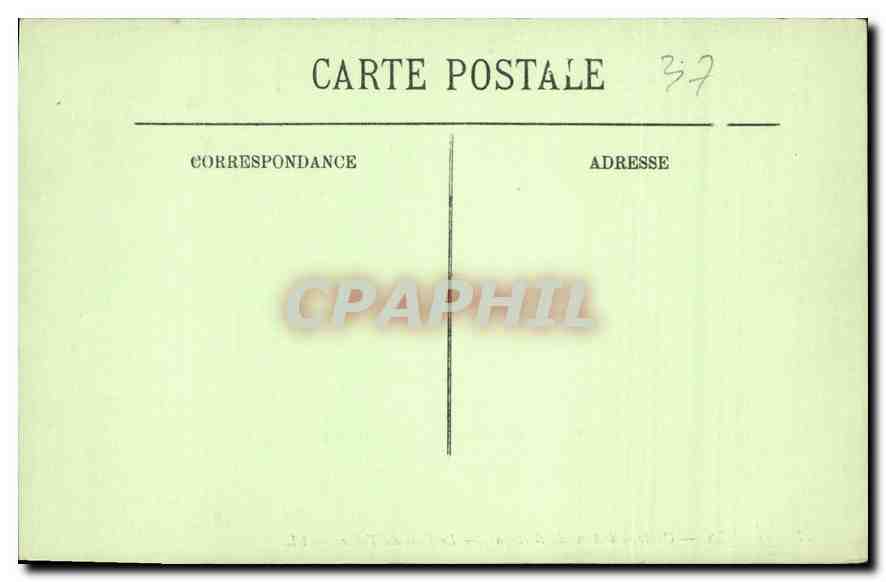 CPA Loches Oratoire d'Anne de Bretagne Le Dais du Trone  — Rückseite