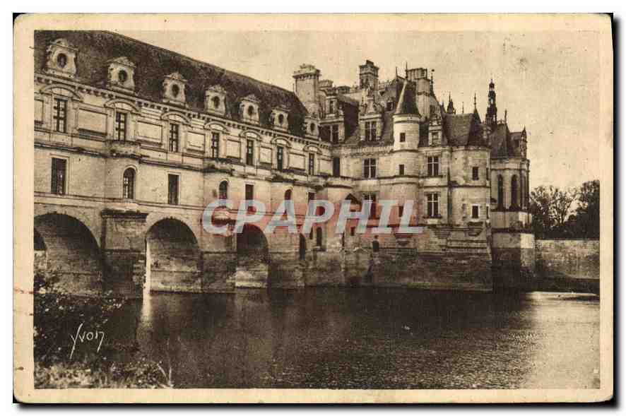 CPA Chateau de Chenonceaux Cote Sud Ouest 