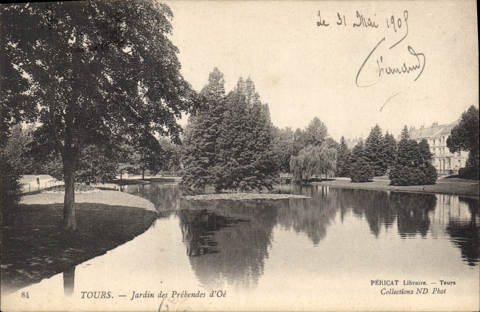 CPA Tours Jardin des Prebendes d'Od 