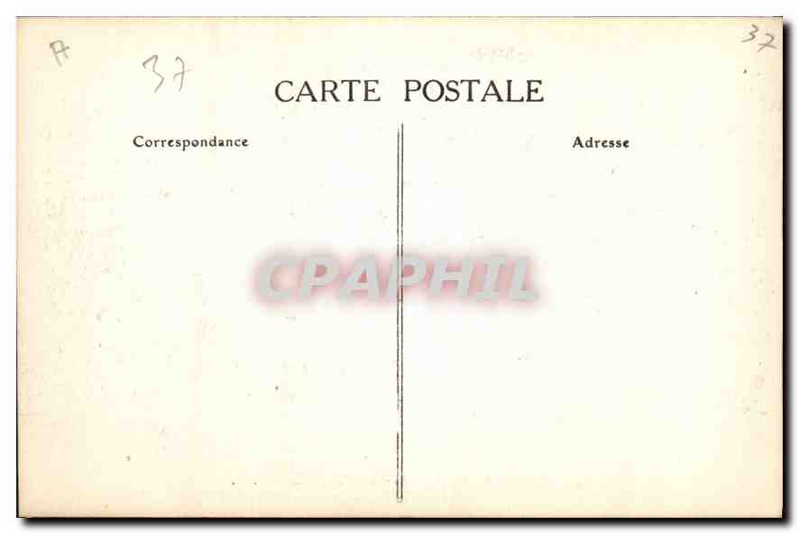 CPA Tours L et L Le Palais de Justice  — Rückseite