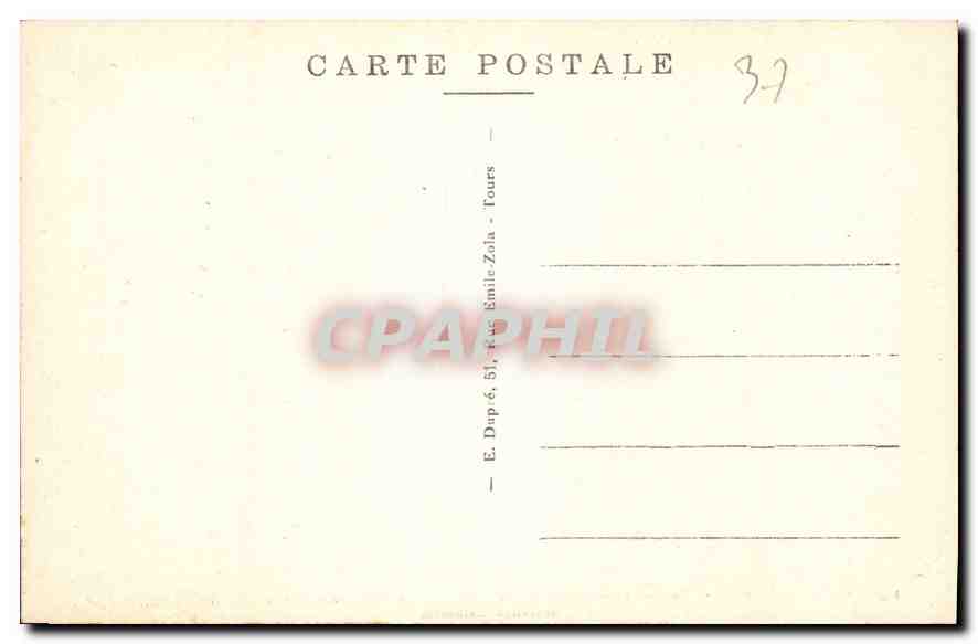 CPA Tours L et L La Cathedrale St Gatien Abside Commencee en 1170 et terminee en 1167 St Gatien Cath — Rückseite