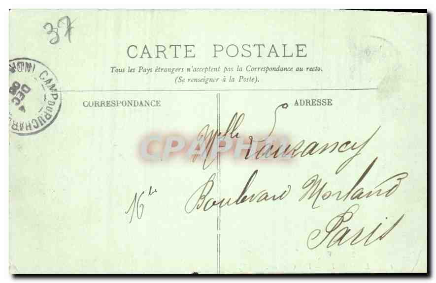 CPA Langeais Vue Generale  — Verso