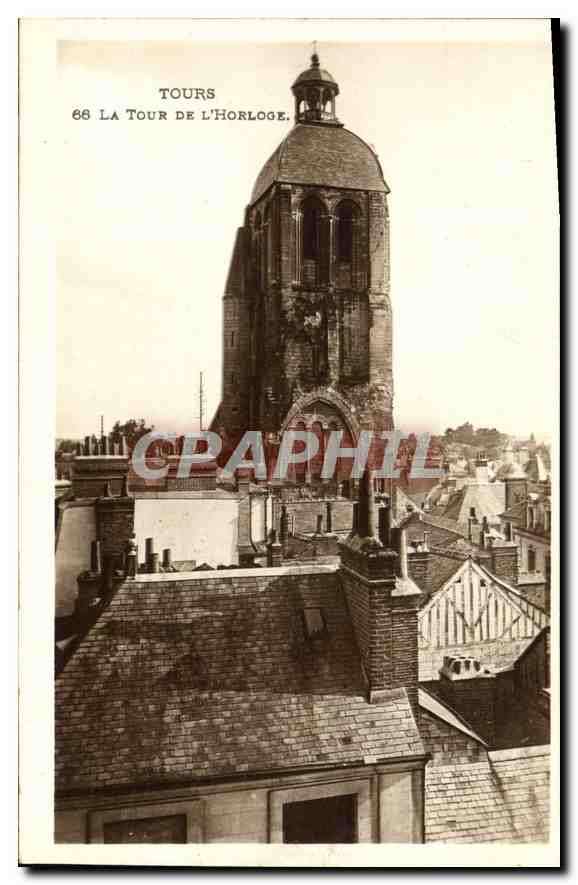 CPA Tours La Tour de L'Horloge 