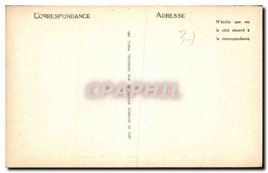 CPA Langeais Le Chateau Les Jardins et le Pont Suspendu  — Verso