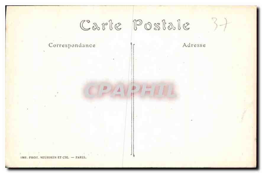 CPA Loches Vue generale prise au sud est  — Rückseite