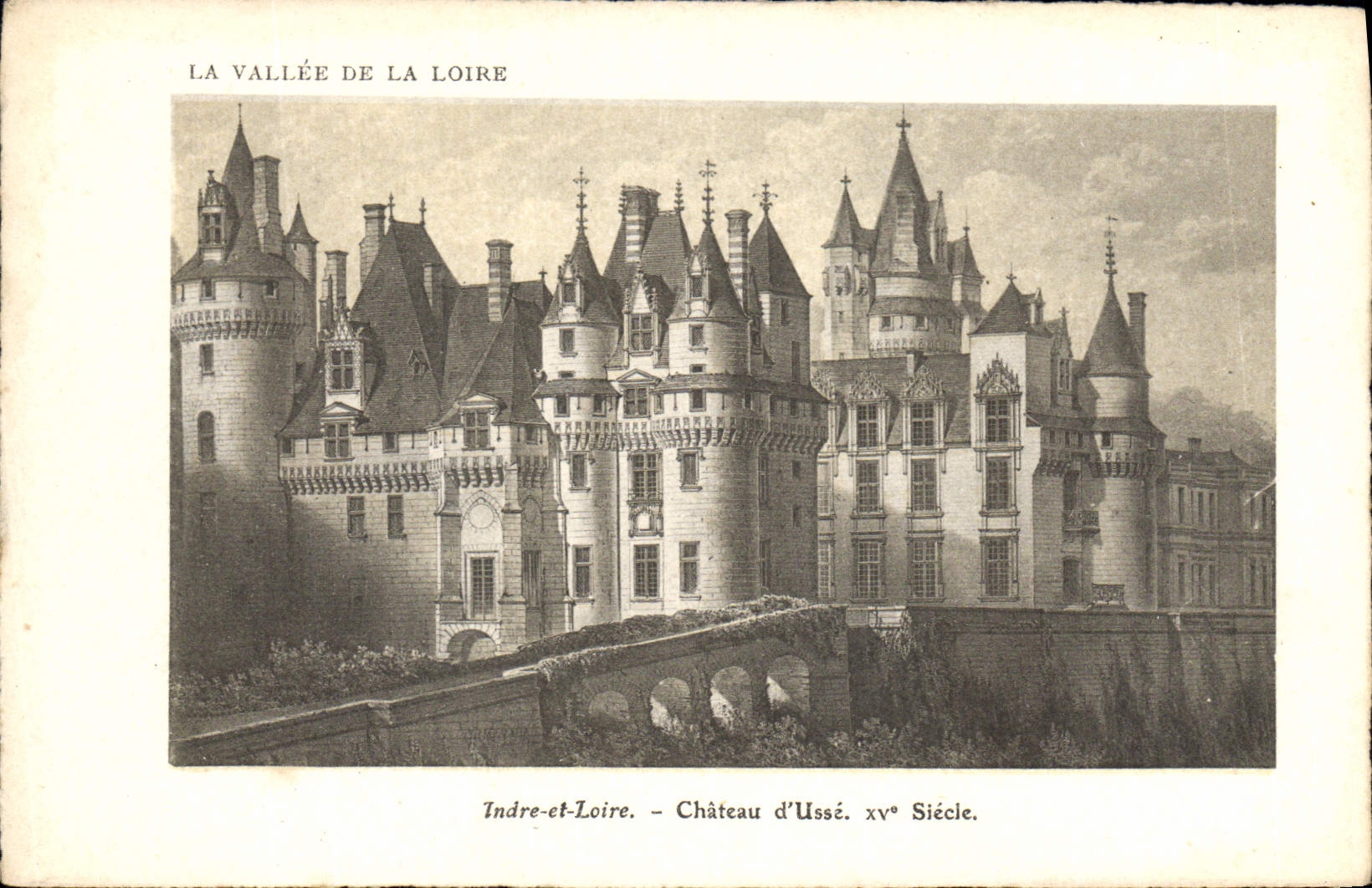 CPA La Vallee de la Loire Indre et Loire Chateau d'Usse 