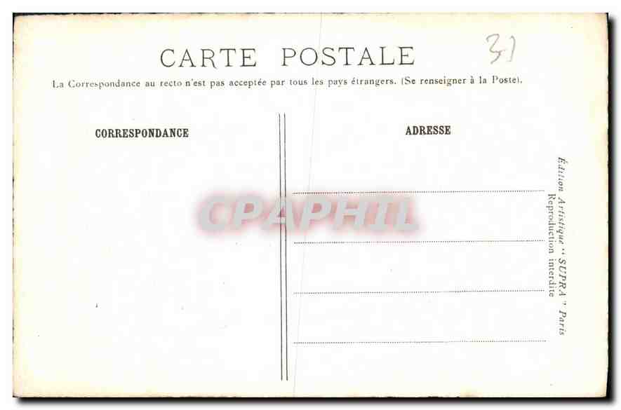 CPA La Vallee de la Loire Indre et Loire Chateau d'Usse  — Rückseite