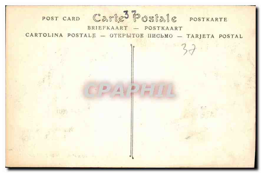 CPA Tours Ancien Cloitre du Chapitre de la Cathedrale St Gatien dit a Cloitre de la Psallette  — Rückseite