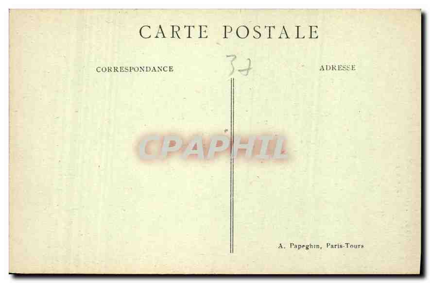 CPA Tours L et L La Maison de l'Argentier  — Rückseite