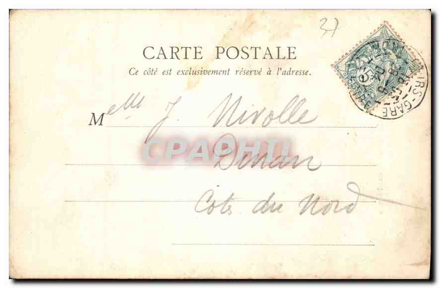 CPA Tours la Maison Tristan l'Ermite  — Rückseite
