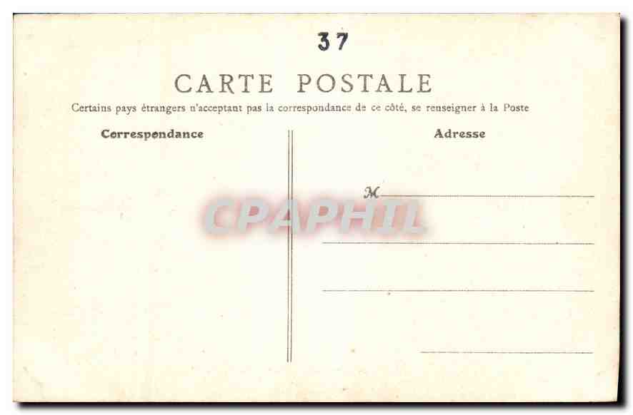 CPA Amboise le Chateau  — Rückseite