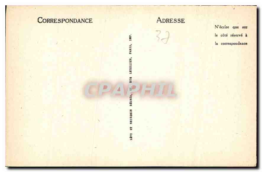 CPA Usse I et L le Chateau  — Rückseite