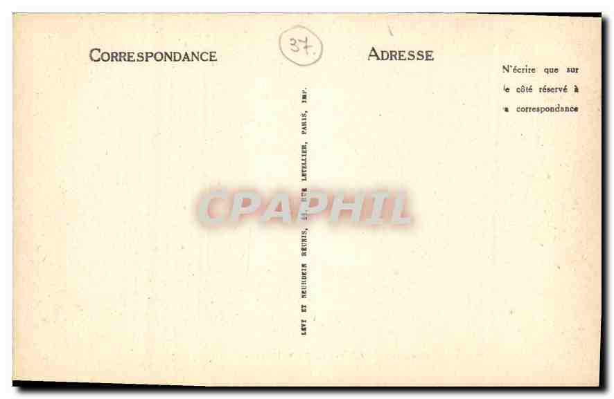 CPA Tours Indre et Loire Cloitre de Saint Martin style Renaissance commencement du XVI siecle Cote E — Rückseite
