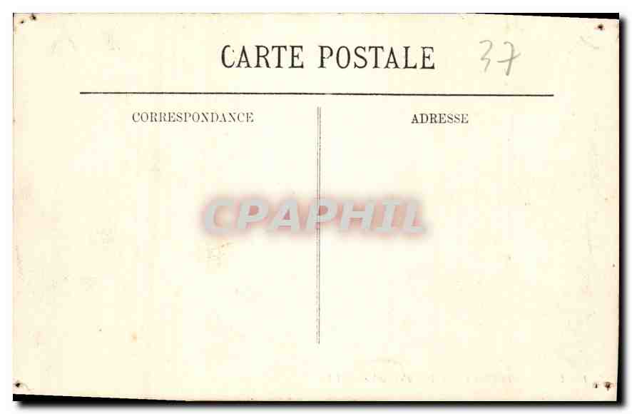 CPA Usse le Chateau vue d'Ensemble  — Rückseite