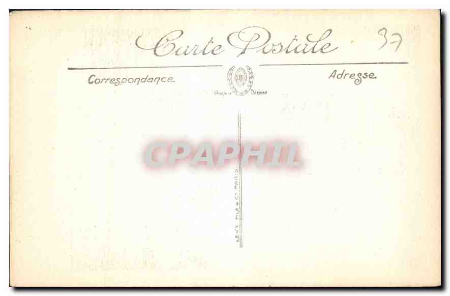 CPA Tours la Tour Charlemagne XII siecle  — Rückseite