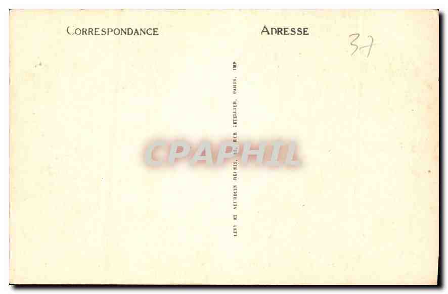 CPA Montresor I et L le Chateau XV et XVI siecle le Petit salon Style Louis XIII  — Rückseite