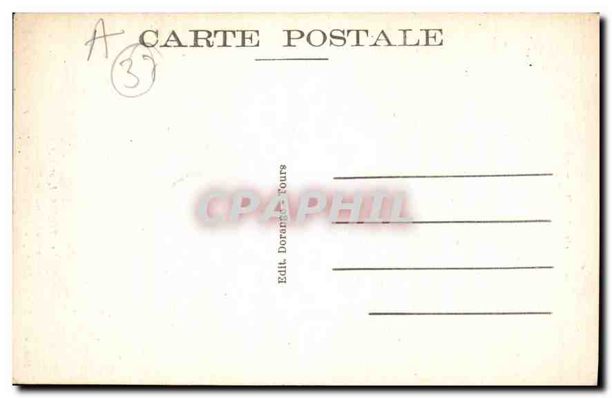 CPA Tours I et L la Cathedrale Saint Gatien Mon hist XV et XVI S Commencee vers 1170 terminee vers 1 — Rückseite