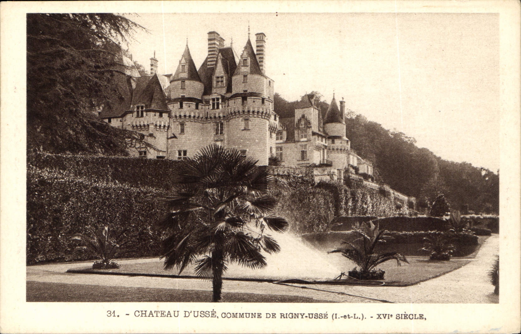 CPA Chateau d'Usse Commune de Rigny Usse I et L XVI siecle 