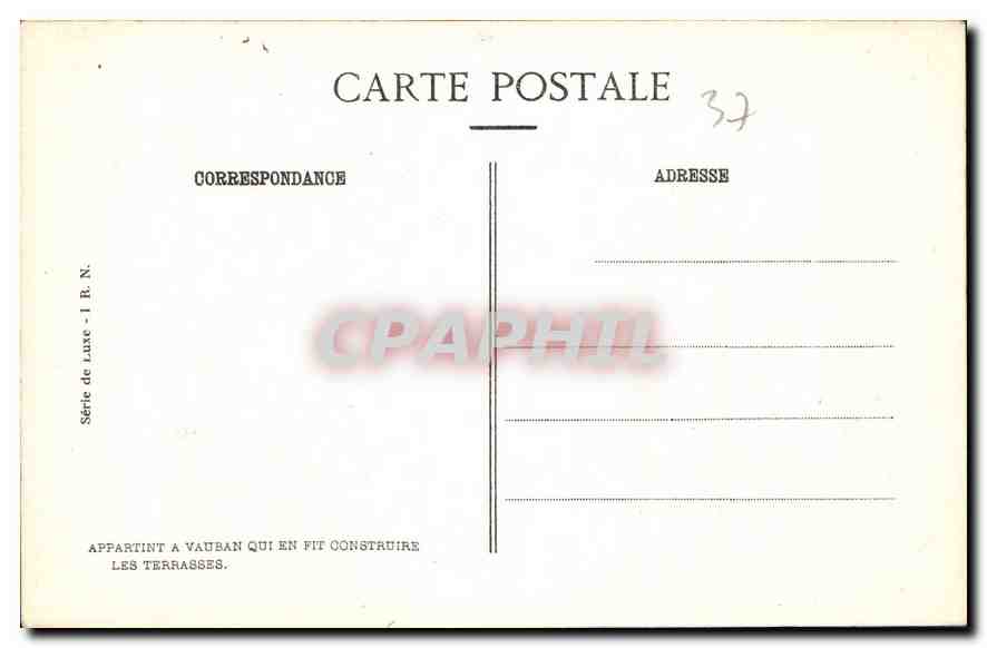 CPA Chateau d'Usse Commune de Rigny Usse I et L XVI siecle  — Rückseite