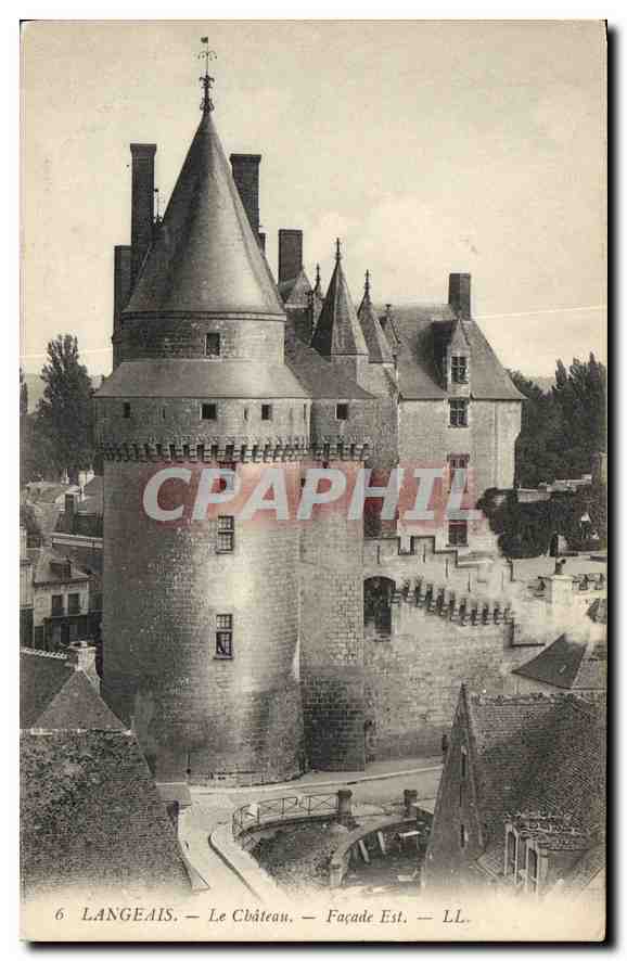 CPA Langeais le Chateau Facade Est 