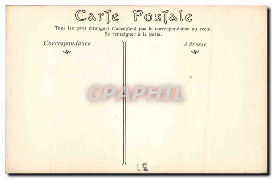 CPA Langeais le Chateau  — Rückseite