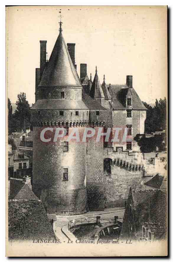 CPA Langeais le Chateau Facade Est 