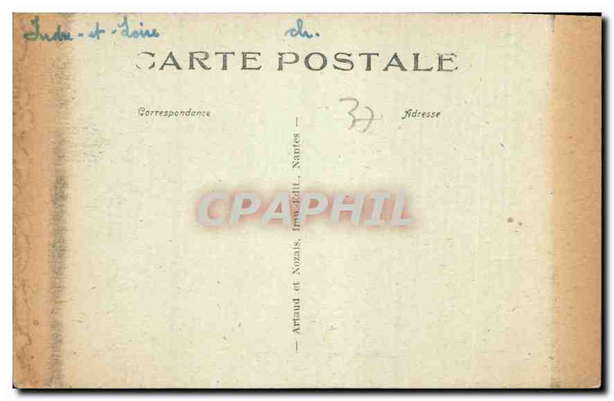 CPA Tours Tombeau de Monseigneur Colet archeveque de Tours decede en 1883  — Rückseite