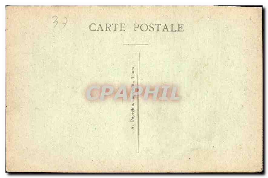 Tours (I.-et-L.) — La Basilique Saint-Martin — côté Nord-Ouest — A. P. (éditeur) — Rückseite