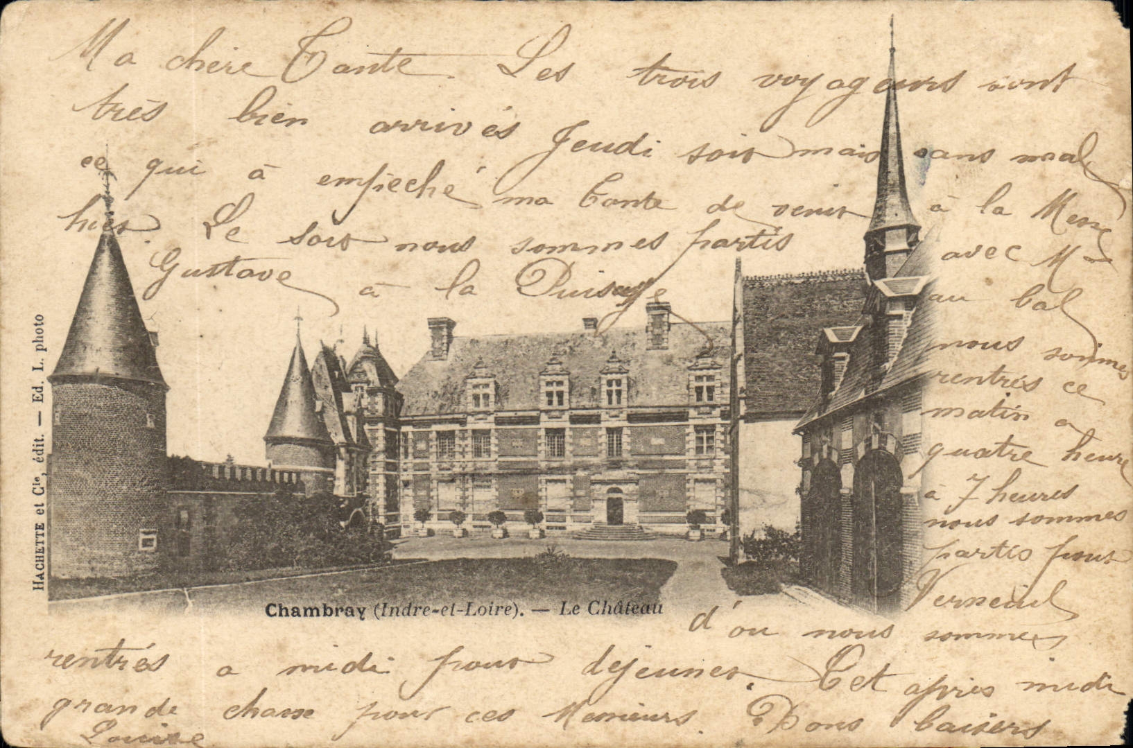 CPA Chambray Indre et Loire le Chateau 