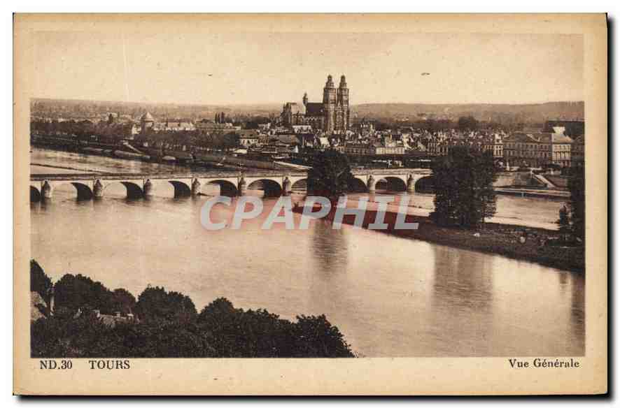 CPA Tours vue generale 
