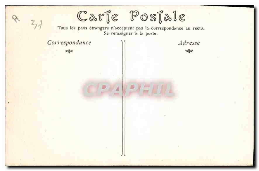 CPA Loches Tombeau d'Agnes Sorel  — Verso
